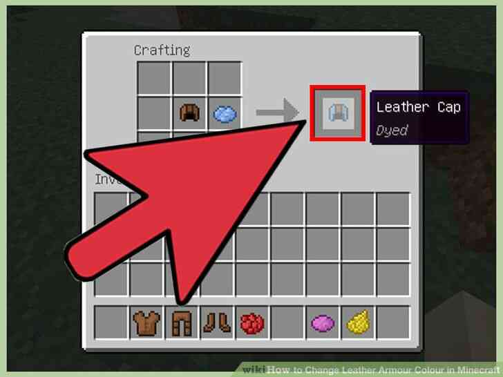 Image intitulée Changement des Armures de Cuir de la Couleur dans Minecraft Étape 4